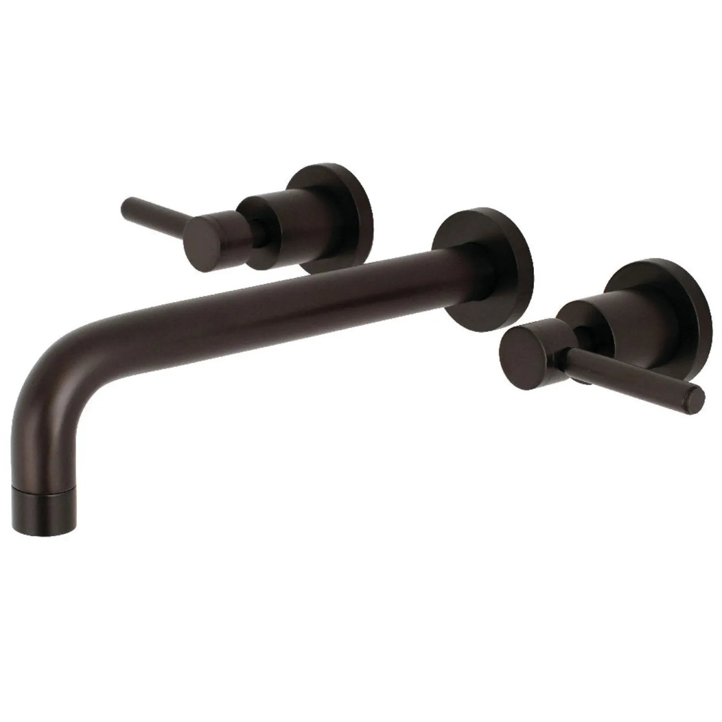 Kingston Brass Concord Two-Handle Wall Mount Roman Tub Faucet