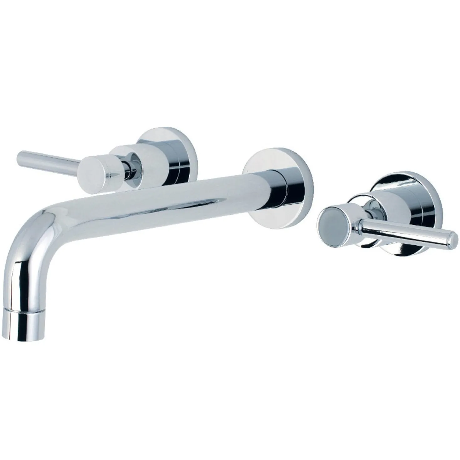 Kingston Brass Concord Two-Handle Wall Mount Roman Tub Faucet