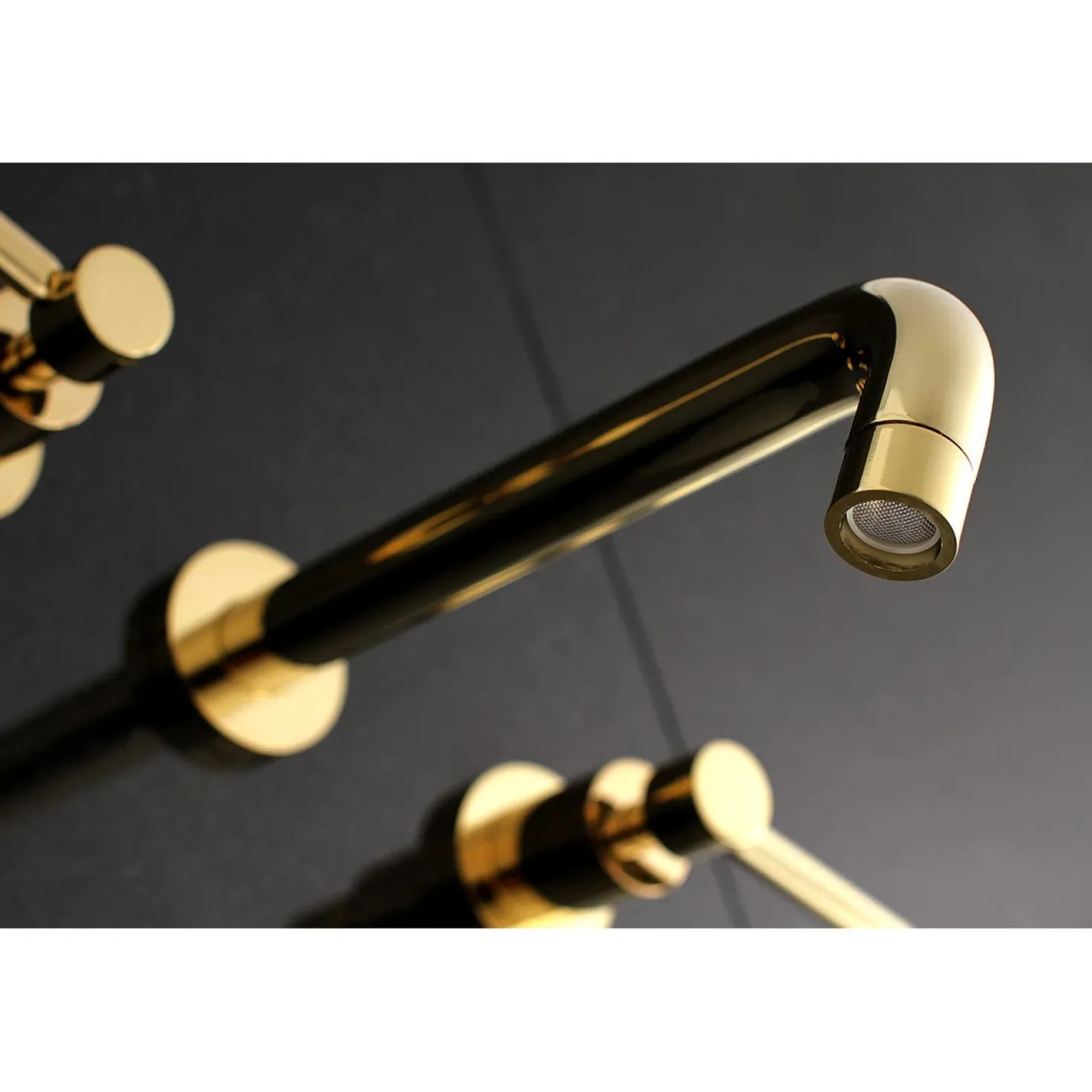 Kingston Brass Concord Two-Handle Wall Mount Roman Tub Faucet