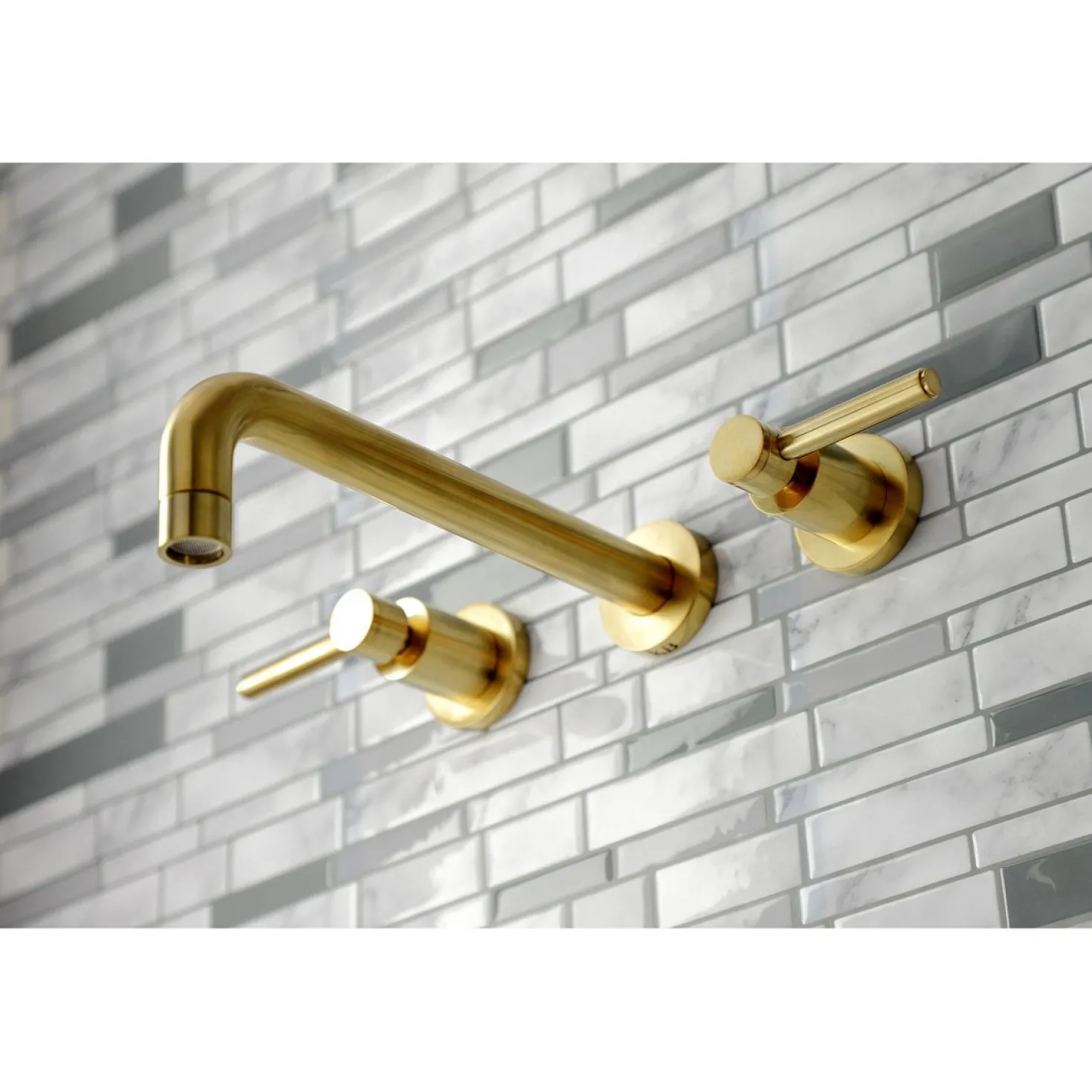 Kingston Brass Concord Two-Handle Wall Mount Roman Tub Faucet