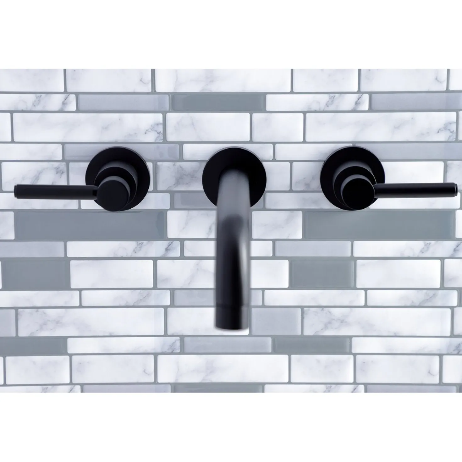 Kingston Brass Concord Two-Handle Wall Mount Roman Tub Faucet