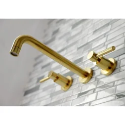 Kingston Brass Concord Two-Handle Wall Mount Roman Tub Faucet