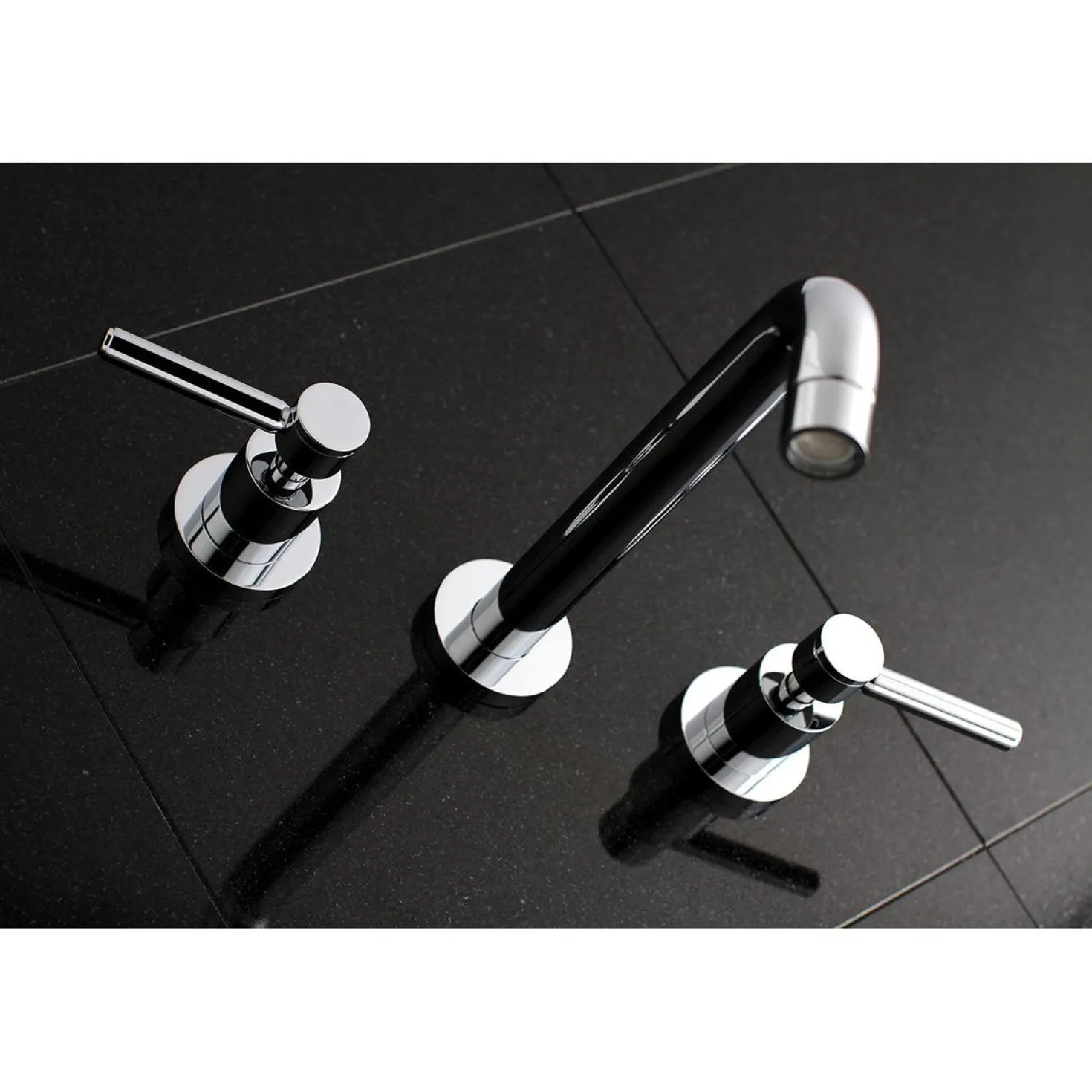 Kingston Brass Concord Two-Handle Wall Mount Roman Tub Faucet