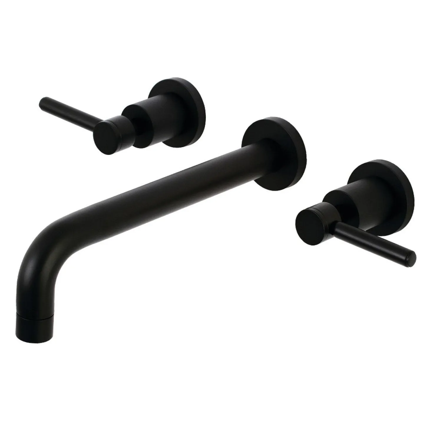 Kingston Brass Concord Two-Handle Wall Mount Roman Tub Faucet