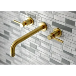 Kingston Brass Concord Two-Handle Wall Mount Roman Tub Faucet