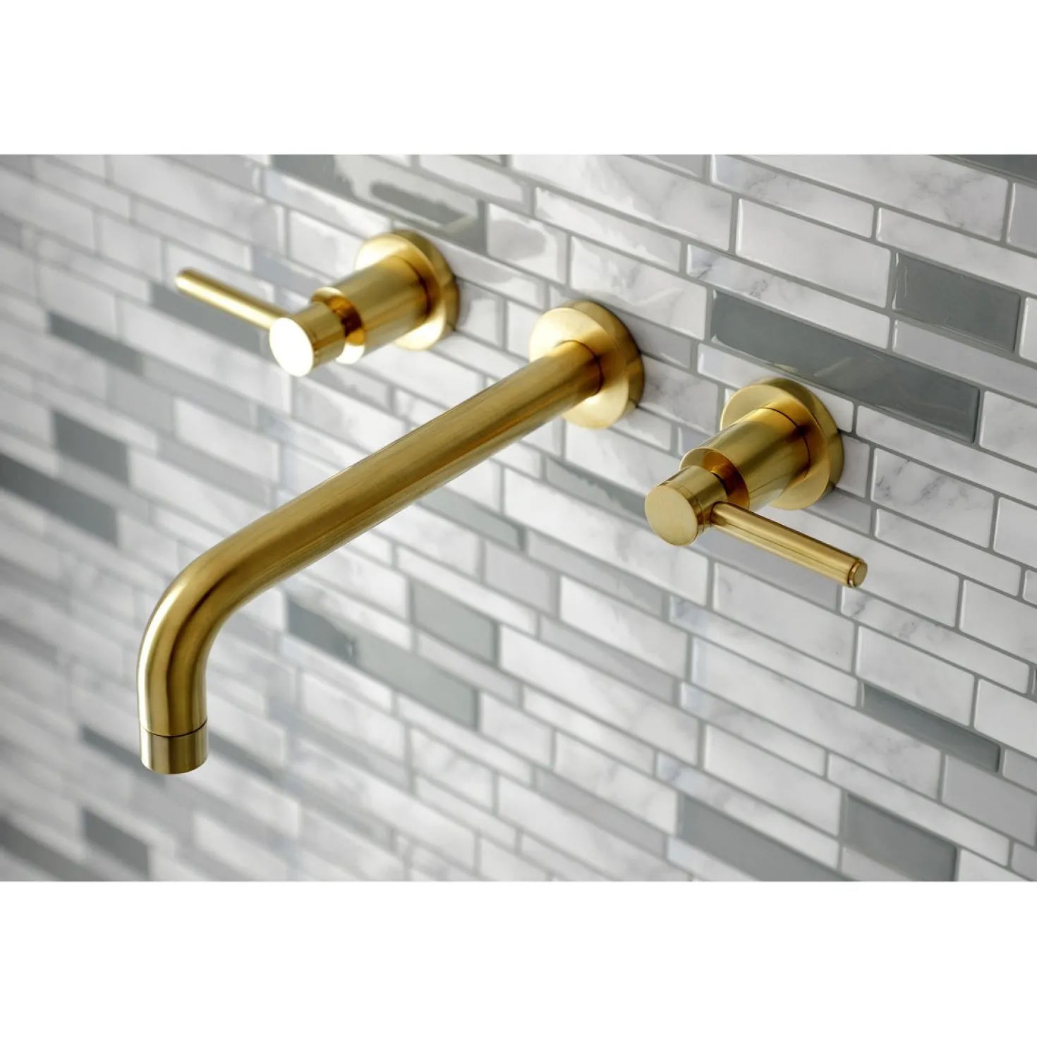 Kingston Brass Concord Two-Handle Wall Mount Roman Tub Faucet