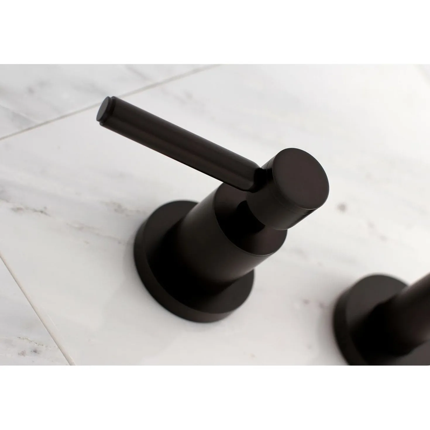 Kingston Brass Concord Two-Handle Wall Mount Roman Tub Faucet