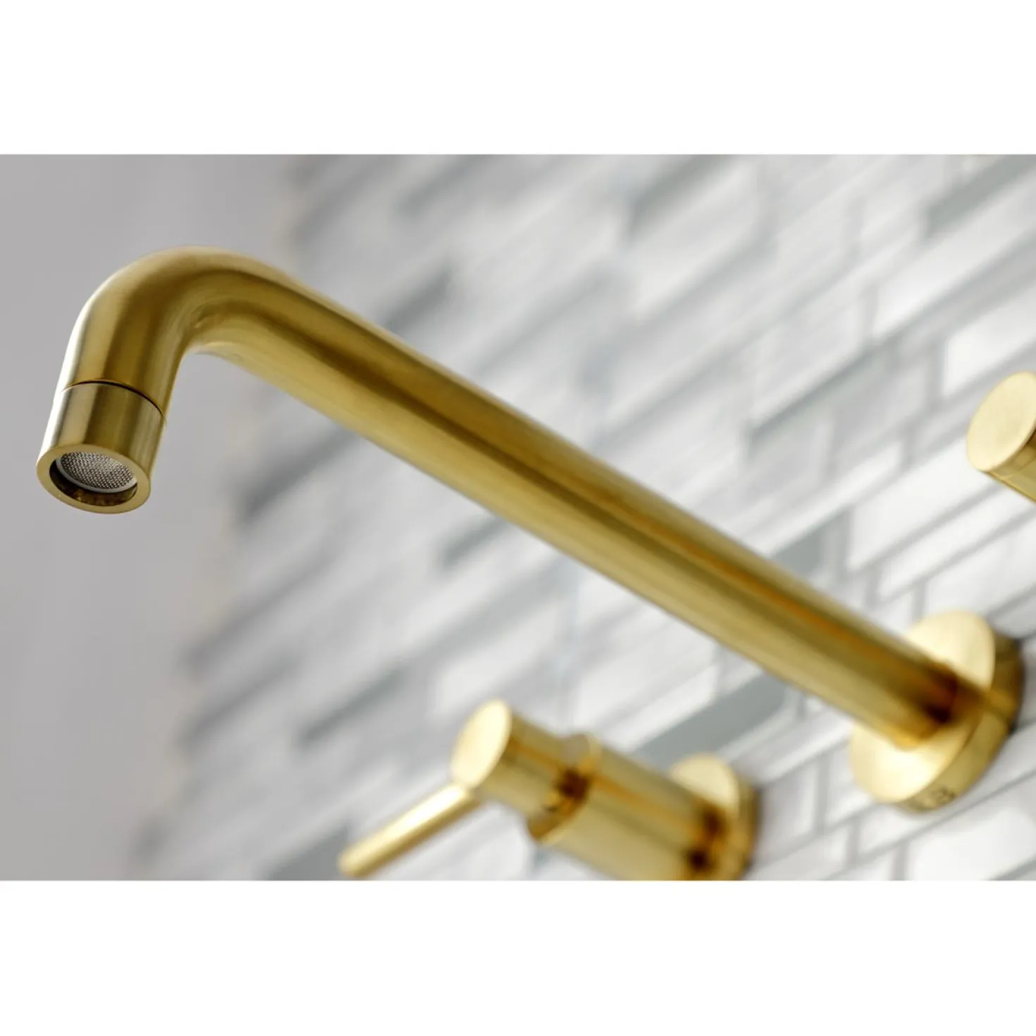 Kingston Brass Concord Two-Handle Wall Mount Roman Tub Faucet