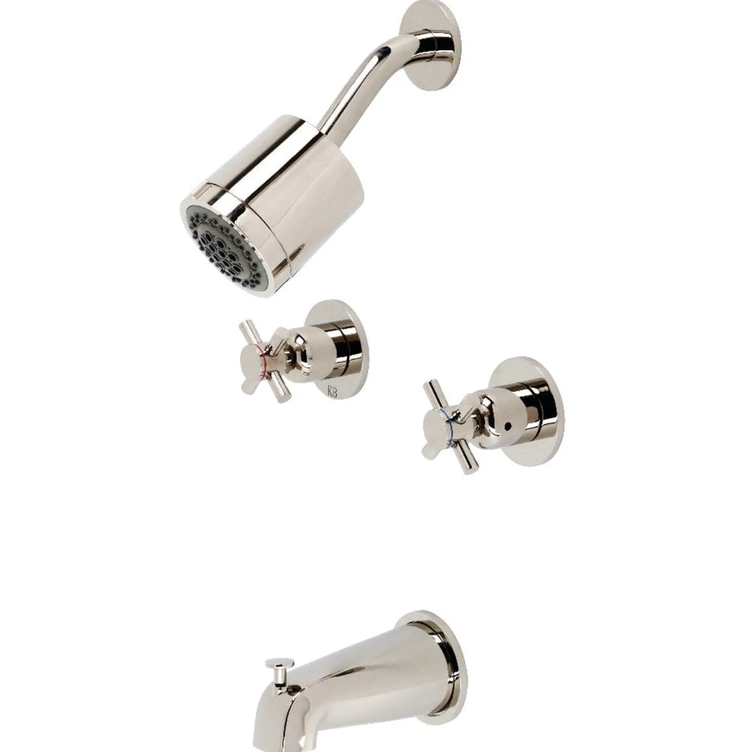 Kingston Brass Concord Two-Handle 7.13" x 13" Tub and Shower Faucet
