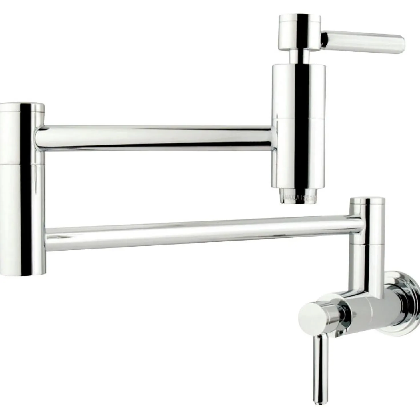 Kingston Brass Concord Wall Mount Single Hole Pot Filler Kitchen Faucet
