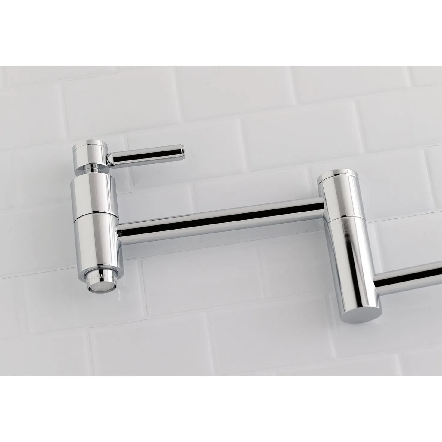Kingston Brass Concord Wall Mount Single Hole Pot Filler Kitchen Faucet