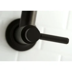 Kingston Brass Concord Wall Mount Single Hole Pot Filler Kitchen Faucet