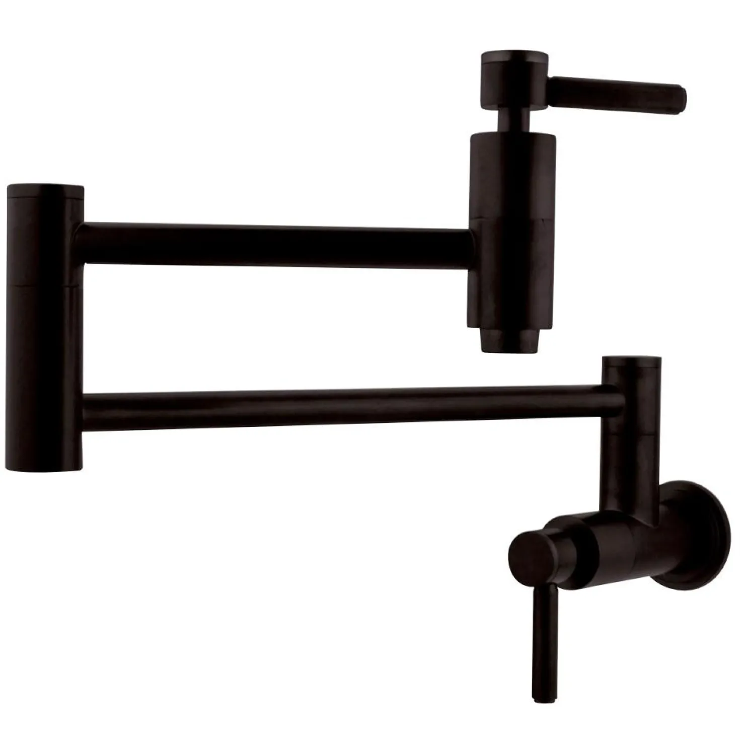 Kingston Brass Concord Wall Mount Single Hole Pot Filler Kitchen Faucet