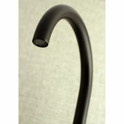 Kingston Brass Concord Wall Mount 2-Hole 8-Inch Adjustable Center Kitchen Faucet