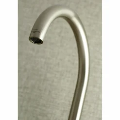 Kingston Brass Concord Wall Mount 2-Hole 8-Inch Adjustable Center Kitchen Faucet