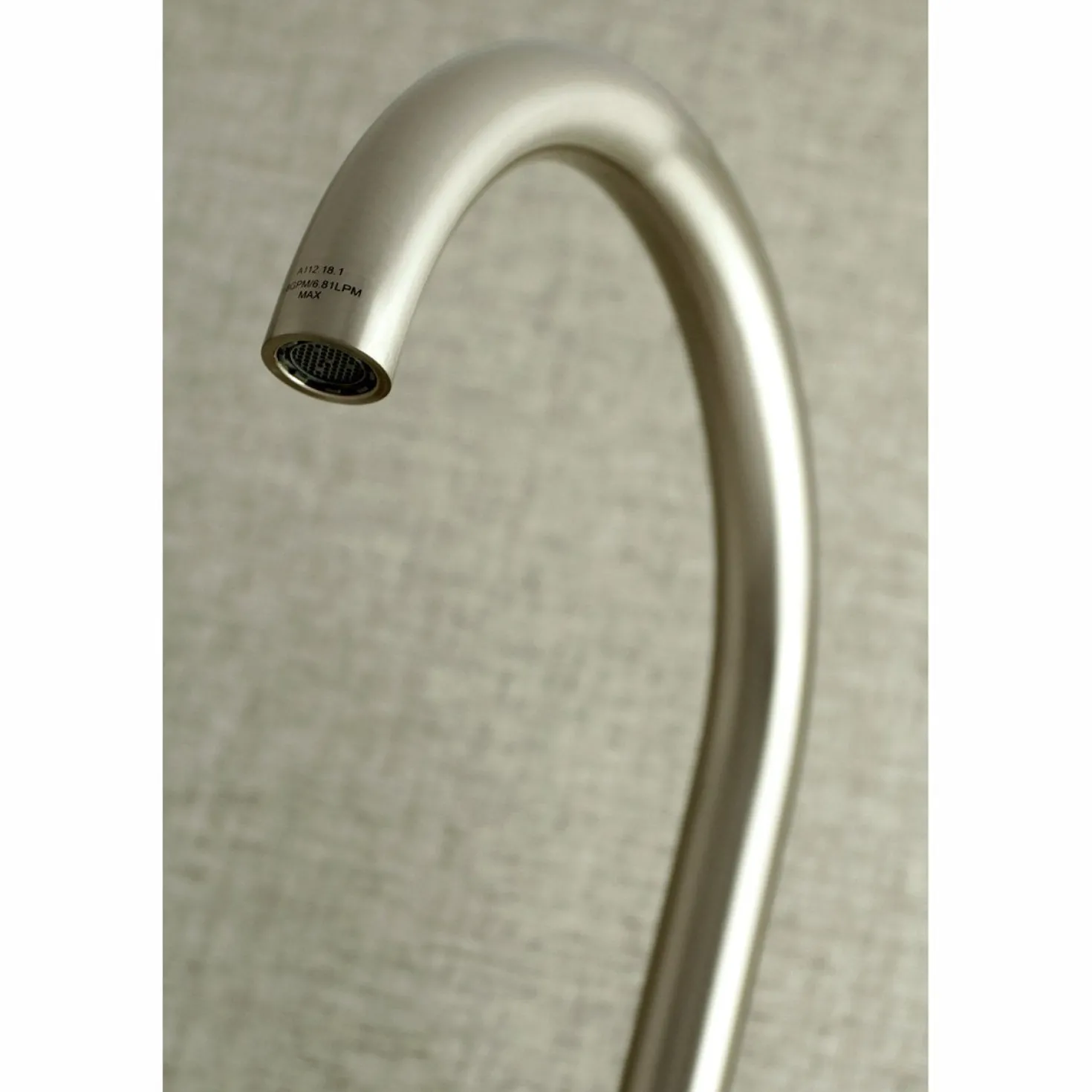 Kingston Brass Concord Wall Mount 2-Hole 8-Inch Adjustable Center Kitchen Faucet