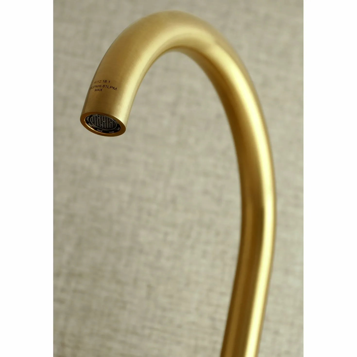 Kingston Brass Concord Wall Mount 2-Hole 8-Inch Adjustable Center Kitchen Faucet