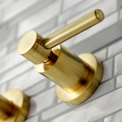 Kingston Brass Concord Wall Mount 2-Handle Bathroom Faucet