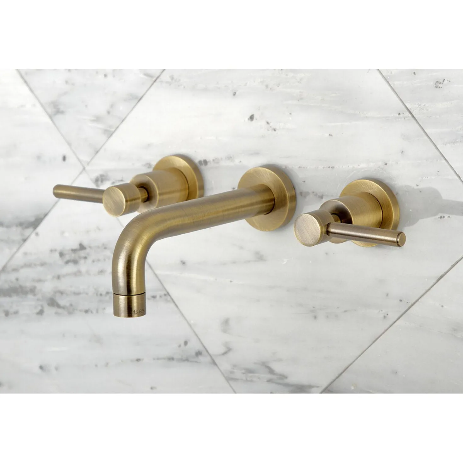 Kingston Brass Concord Wall Mount 2-Handle Bathroom Faucet