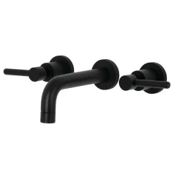 Kingston Brass Concord Wall Mount 2-Handle Bathroom Faucet
