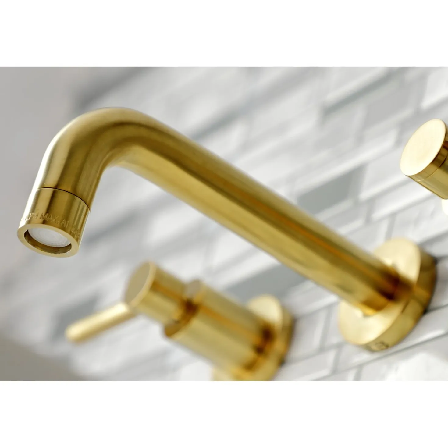 Kingston Brass Concord Wall Mount 2-Handle Bathroom Faucet