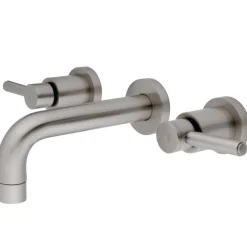 Kingston Brass Concord Wall Mount 2-Handle Bathroom Faucet