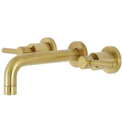 Kingston Brass Concord Wall Mount 2-Handle Bathroom Faucet