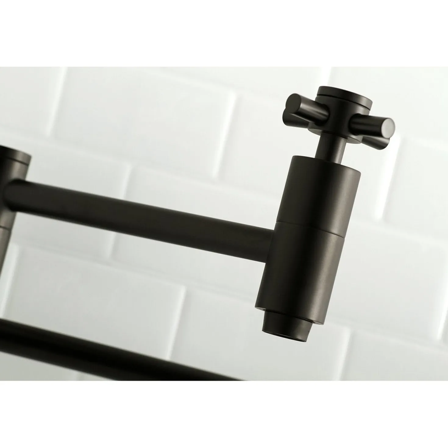 Kingston Brass Concord Wall Mount Single-Hole Pot Filler Kitchen Faucet