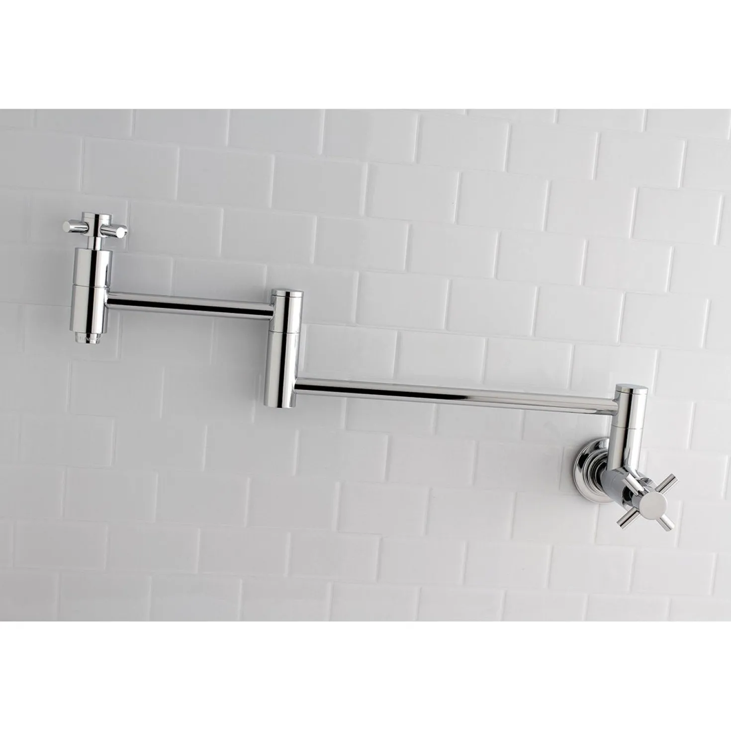 Kingston Brass Concord Wall Mount Single-Hole Pot Filler Kitchen Faucet