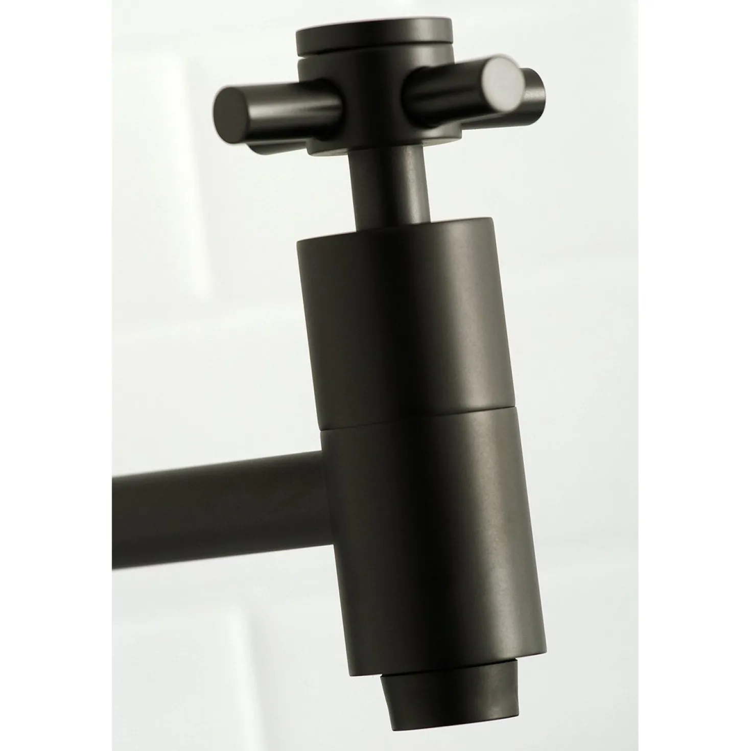 Kingston Brass Concord Wall Mount Single-Hole Pot Filler Kitchen Faucet