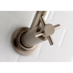 Kingston Brass Concord Wall Mount Single-Hole Pot Filler Kitchen Faucet