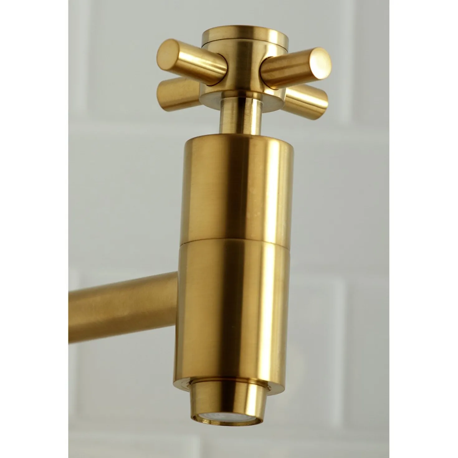 Kingston Brass Concord Wall Mount Single-Hole Pot Filler Kitchen Faucet