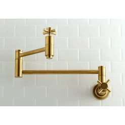 Kingston Brass Concord Wall Mount Single-Hole Pot Filler Kitchen Faucet