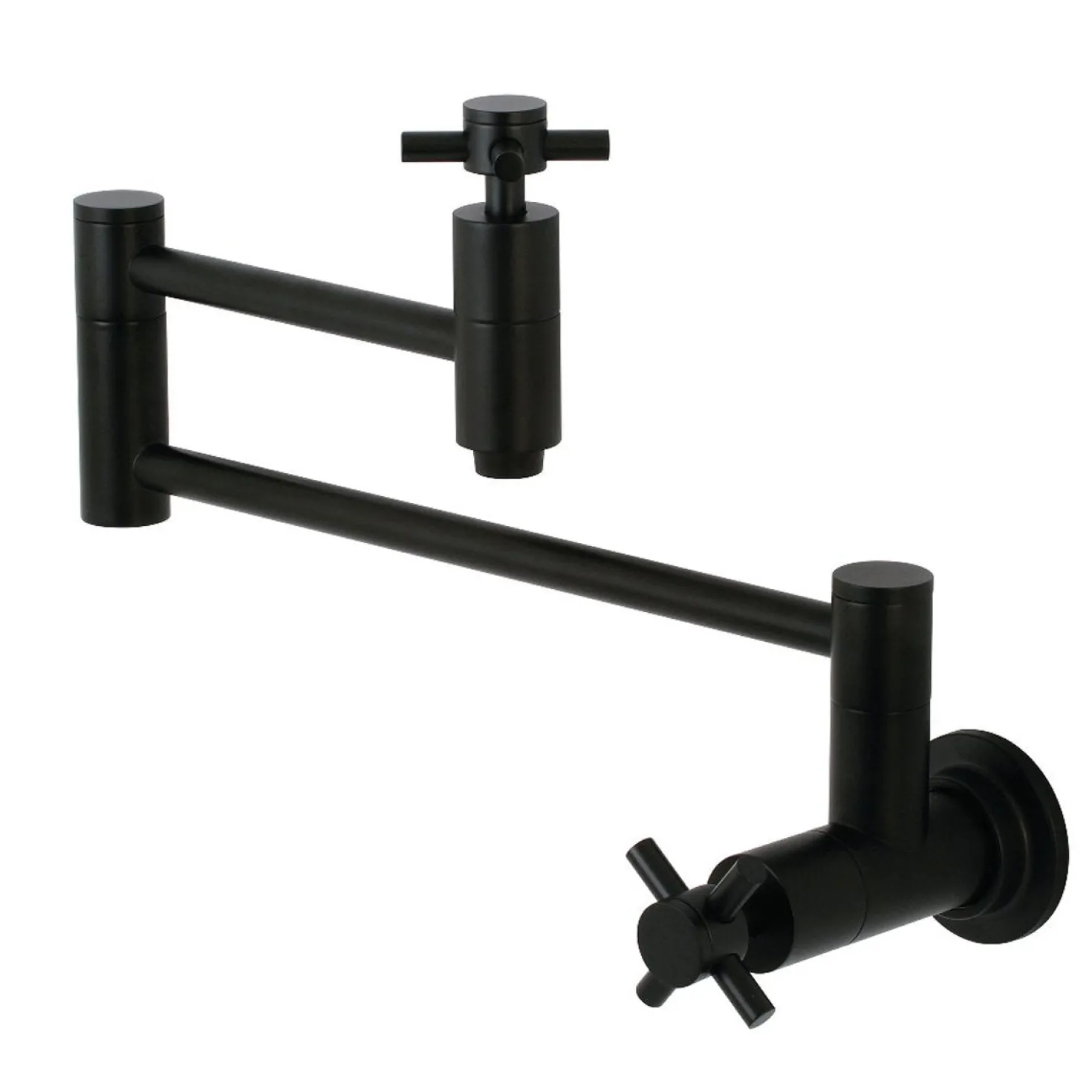 Kingston Brass Concord Wall Mount Single-Hole Pot Filler Kitchen Faucet
