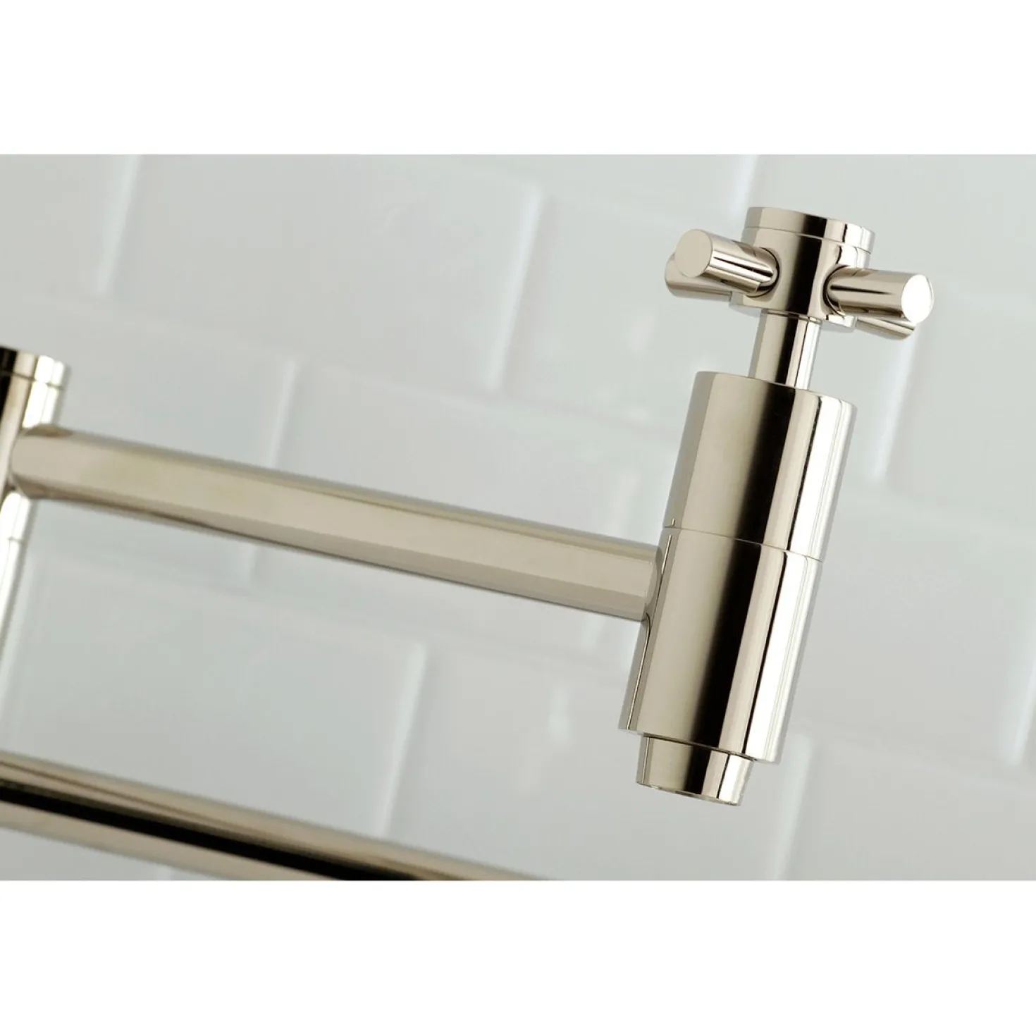 Kingston Brass Concord Wall Mount Single-Hole Pot Filler Kitchen Faucet
