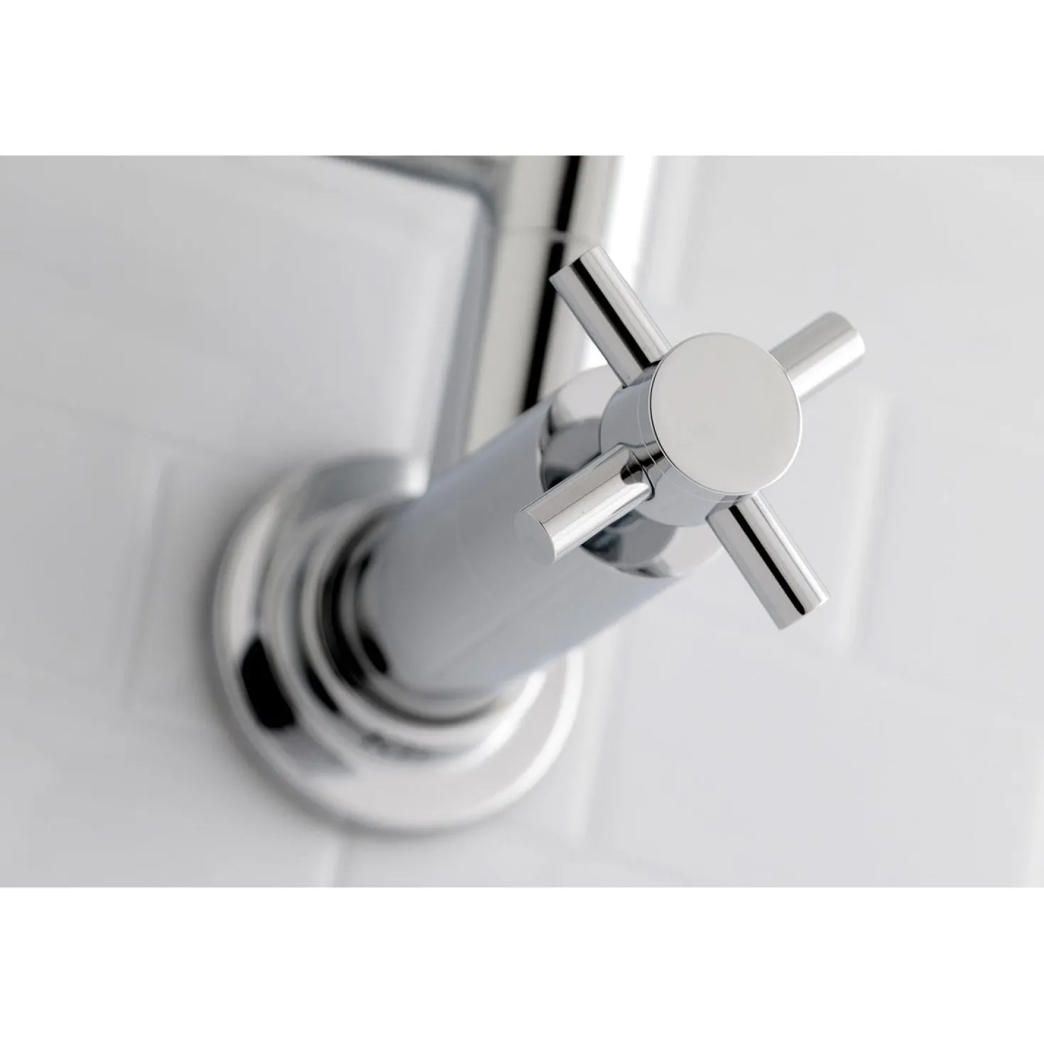 Kingston Brass Concord Wall Mount Single-Hole Pot Filler Kitchen Faucet