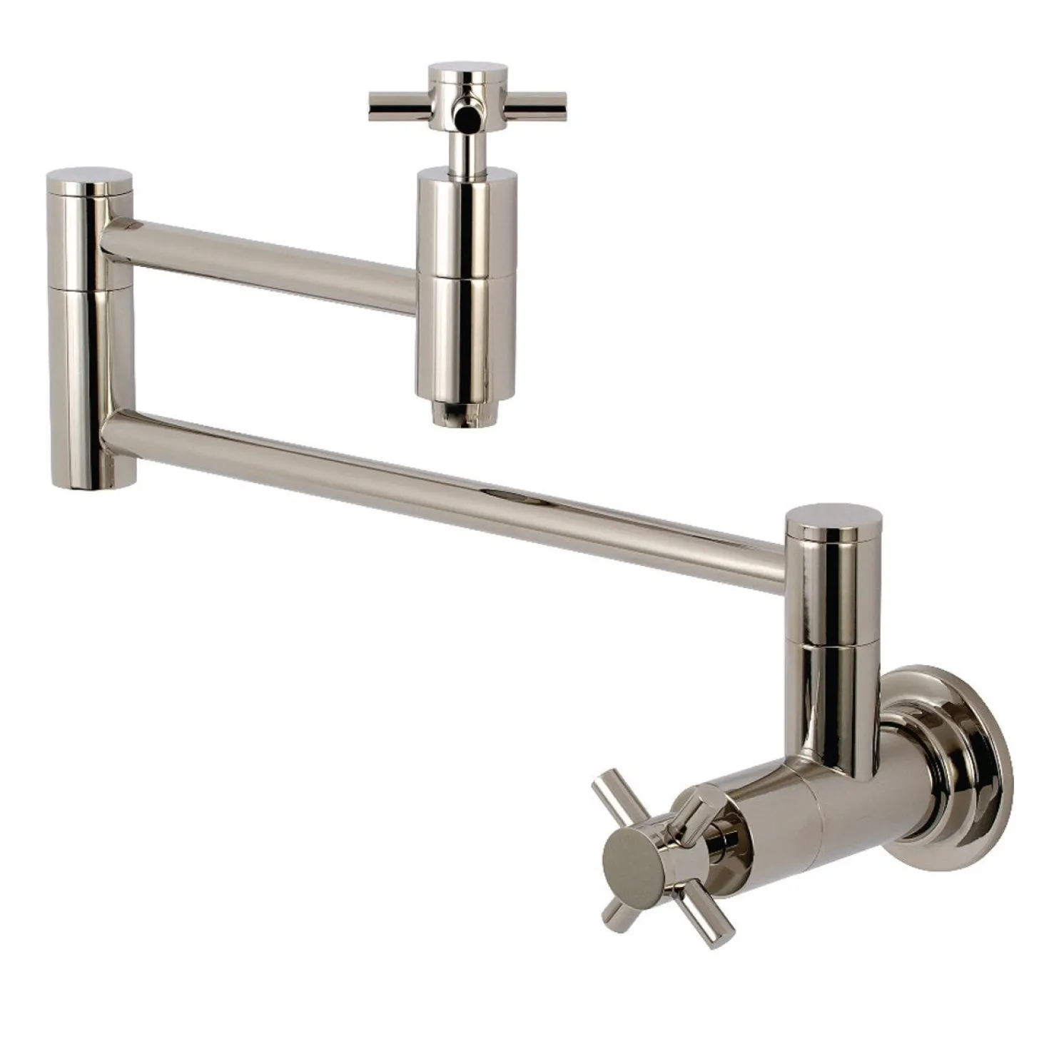 Kingston Brass Concord Wall Mount Single-Hole Pot Filler Kitchen Faucet