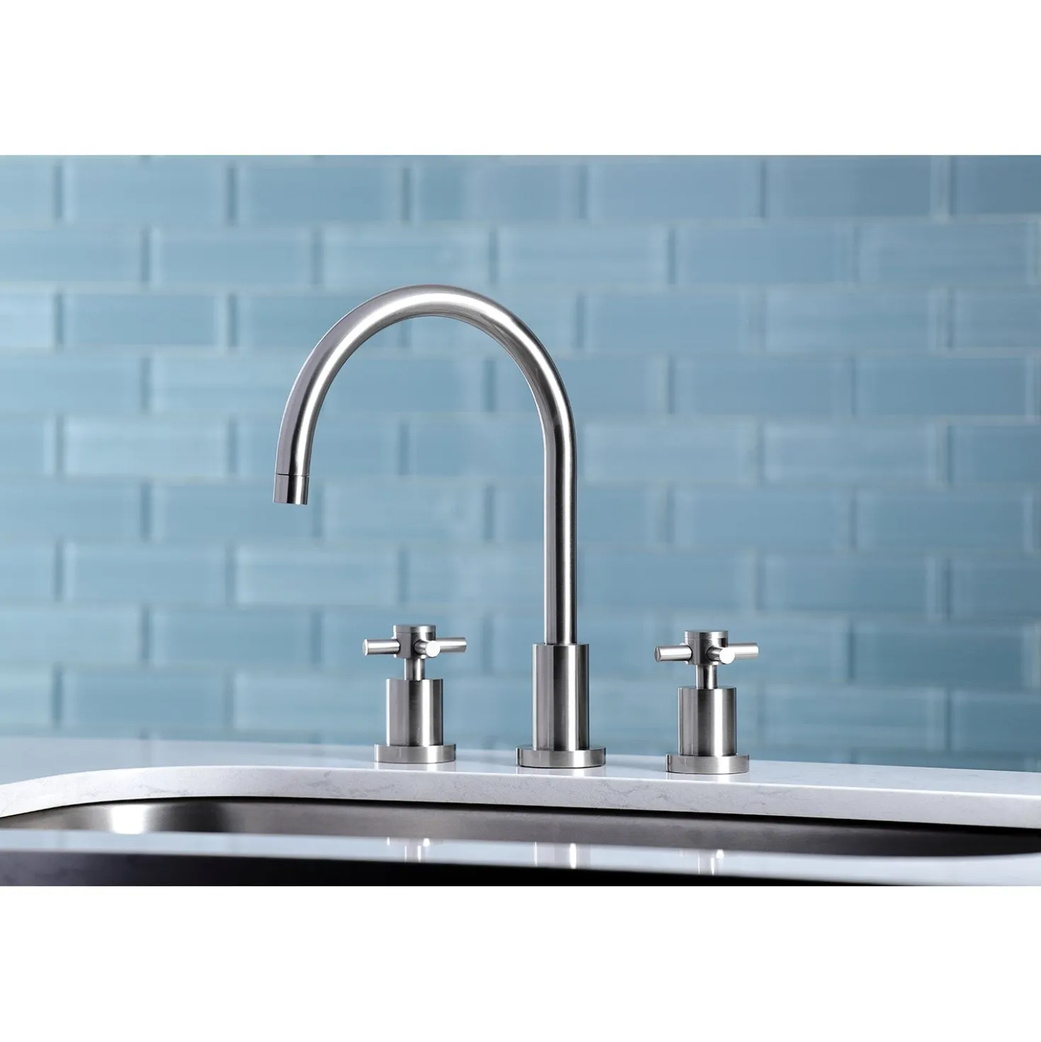 Kingston Brass Concord Widespread 3-Hole Kitchen Faucet