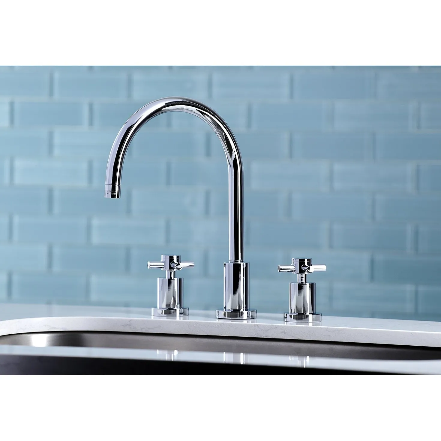 Kingston Brass Concord Widespread 3-Hole Kitchen Faucet