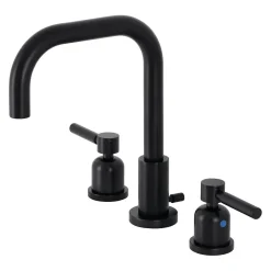 Kingston Brass Concord Widespread Bathroom Faucet with Brass Pop-Up