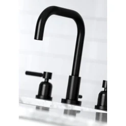 Kingston Brass Concord Widespread Bathroom Faucet with Brass Pop-Up