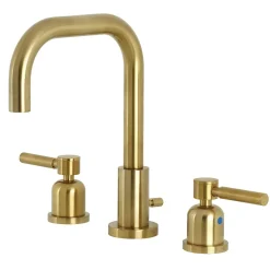 Kingston Brass Concord Widespread Bathroom Faucet with Brass Pop-Up