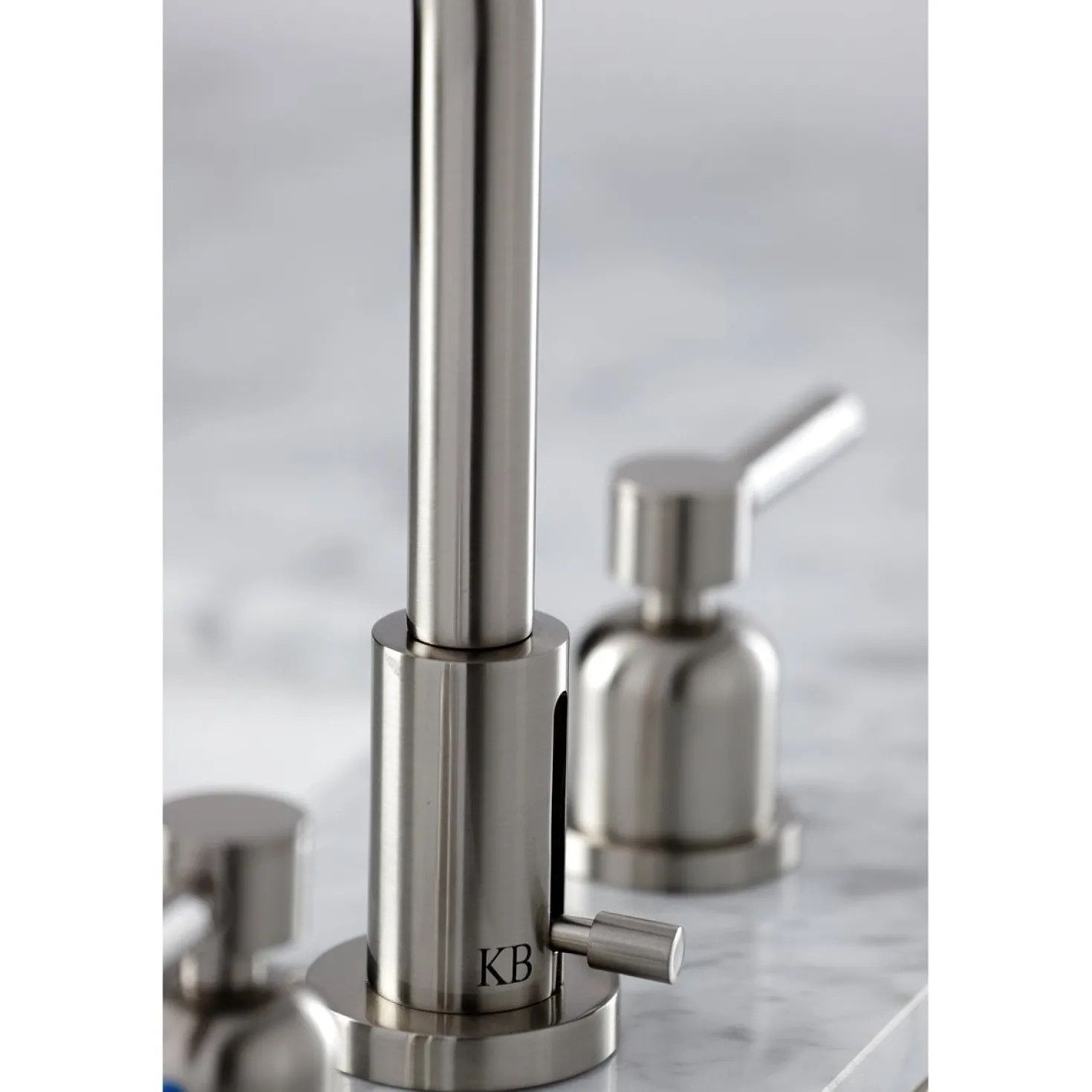Kingston Brass Concord Widespread Bathroom Faucet with Brass Pop-Up