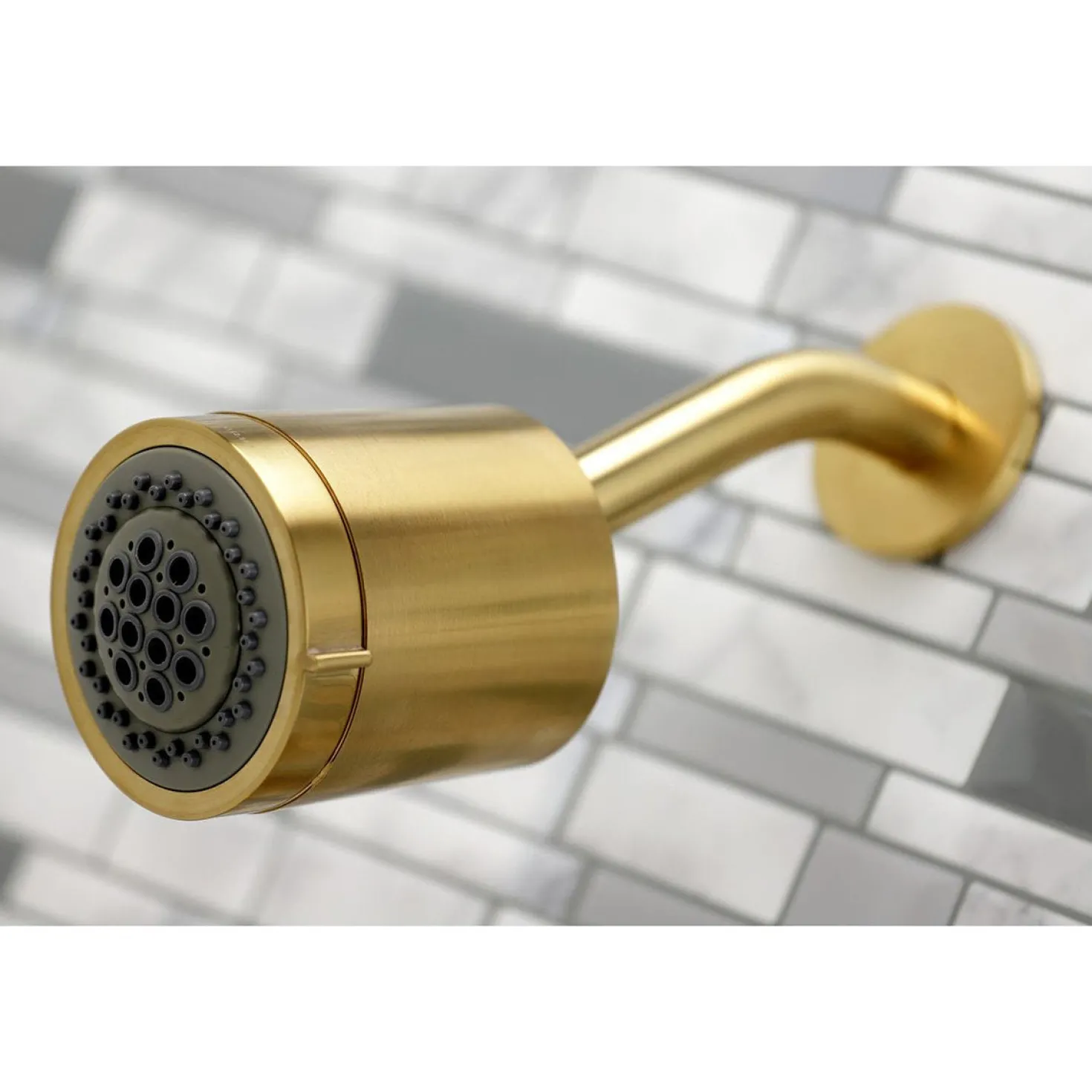 Kingston Brass Concord 7.13" x 10.56" Three-Handle Tub and Shower Faucet
