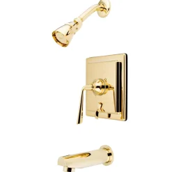 Kingston Brass Contemporary Concord Tub and Shower Faucet with Single Handle