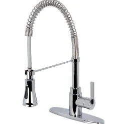 Kingston Brass Continental Gourmetier Single-Handle Pre-Rinse Kitchen Faucet
