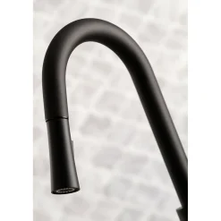 Kingston Brass Continental Gourmetier Single-Handle Pull-Down Kitchen Faucet