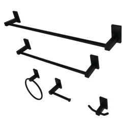 Kingston Brass Continental 5-Piece Bathroom Accessory Set