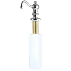 Kingston Brass Curved Nozzle Metal Soap Dispenser