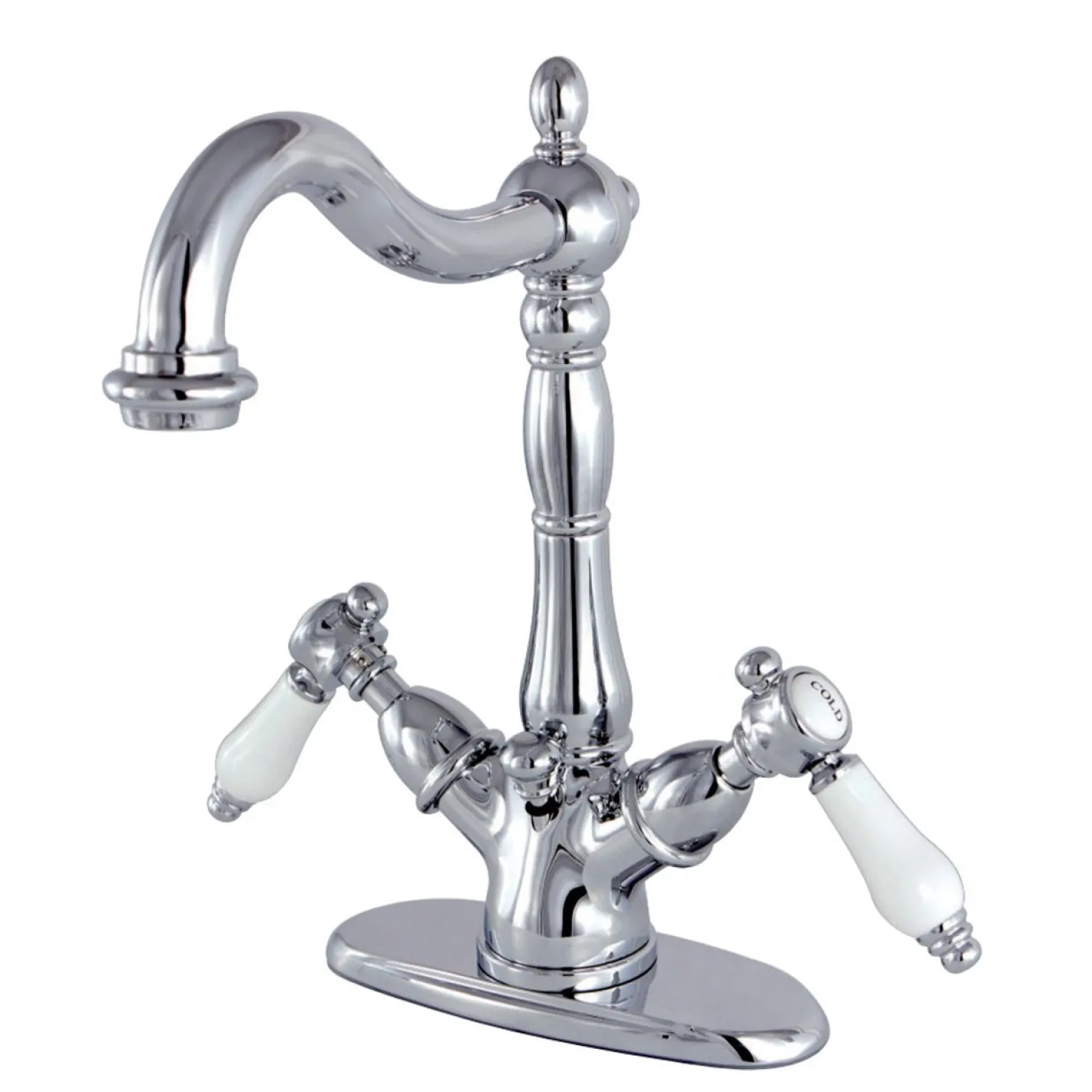 Kingston Brass Deck Mount 4" Centerset Bathroom Faucet